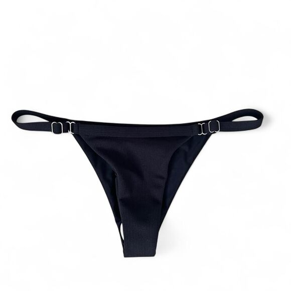 Source Unknown Other - Black Adjustable Bikini Bottoms Strappy Side Women’s Medium